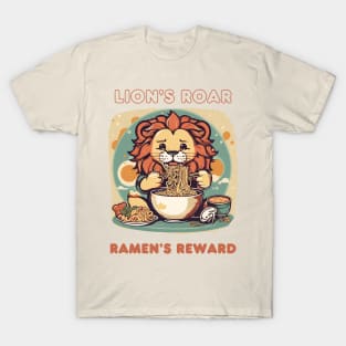 Lion's Roar ramens reward - kawaii style T-Shirt